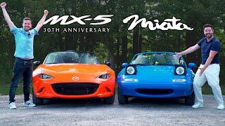 $40,000 Mazda MX-5 vs $5,000 MX-5 // 30th Anniversary Meets NA Miata