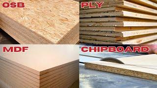 Plywood vs MDF vs OSB vs Chipboard: The Ultimate Guide