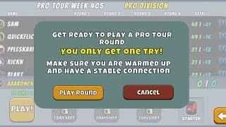 Pro Tour Week 405, Round 1. Disc Golf Valley