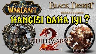 Piyasadaki En İyi 5 Oyun BDO -WOW - ESO - GW2 - KO l Detaylı MMORPG Karşılaştırma