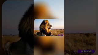 The lion king watching his forest | ai cartoons | ai animations |#shorts #animation