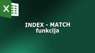 INDEX - MATCH funkcija