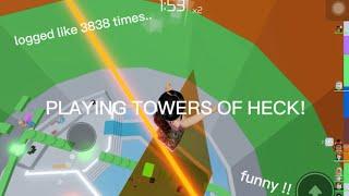 PLAYING TOWER OF HELL!! I logged so many times  / funny !!