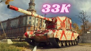 33K Damage with FV4005 Stage II 10.5K dmg & 2x FV4005 - 11.5K dmg  World of Tanks