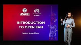 Introduction to Open RAN 11.05.2022