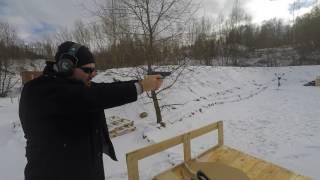 VZOR 70 IPSC target shooting firts try from 65 feet.