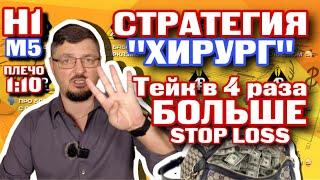 Стратегия ХИРУРГ. Интрадей трейдинг на Н1 и М5! Микро СТОП ЛОСС с большим ПРОФИТ. Не для начинающих!