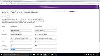 Canadian Data Entry Alpha Numeric [Onscreen]