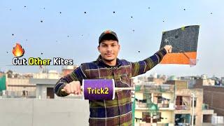 *Trick* with Cut Other Kites | Kite Cutting | Kite Vlog |