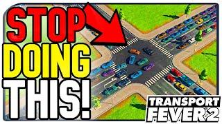 I Just Fixed Traffic In Transport Fever 2 (No Mods) - This Game Will Never Be The Same.