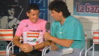 Irish Cyclist Stephen Roche Wins The Giro d'Italia, 1987