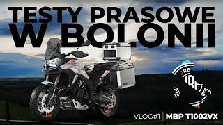 MORBIDELLI T1002VX Testy Prasowe | VLOG z Bolonii #1