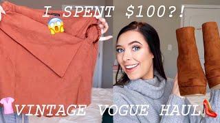 VINTAGE VOGUE HAUL