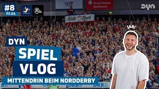 HAUTNAH beim NORDDERBY aus dem SG-FANBLOCK    | Spielvlog DAIKIN HBL | Dyn Handball
