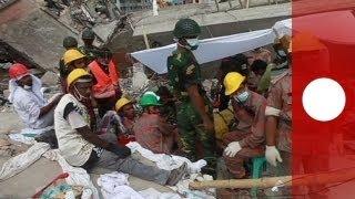Fire hampers rescuers in Dhaka building collapse
