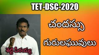 Telugu Grammar : చందస్సు గురులఘువులు  | Chandassu In Telugu[2020] | Guru Laghuvulu In Telugu Grammar