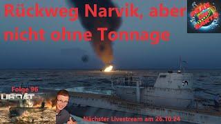 Rückweg aus Norwegen mit ordentlich Tonnage - Vollversion UBoat - Feindfahrt auf U-764 - #096 - 4K