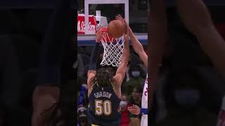 Cade Cunningham nasty chase down block!! #nba #shorts #subscribe