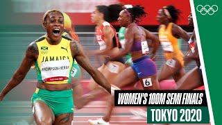 Women’s 100m Semi Finals from Tokyo 2020! ‍️