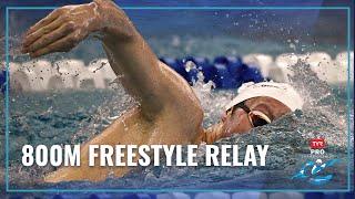 Australia and Athens Bulldog Close Finish in Men's 800 Free Relay | 2023 TYR Pro Championships