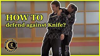 How to defend a knife, How to use Hapkido weapon & Bystander Techniques