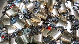 90 Million Padlocks Annually! Unveiling the Mass Production Secrets in The Chinese Factory