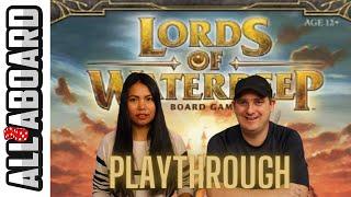 LORDS OF WATERDEEP | Board Game | How to Play and Full Playthrough