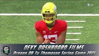 Oregon QB Ty Thompson Spring Game 2021