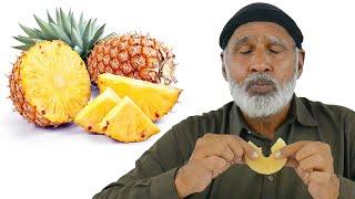 Tribal People Try Pineapple!