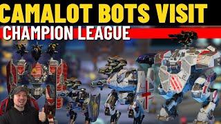 War Robots Lancelot, Galahad, Gareth & King Arthur Champion League Gameplay