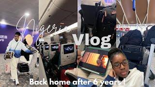 TRAVEL VLOG | GOING BACK TO NIGERIA AFTER 6 YEARS  | family time, friends, enjoyment &more|