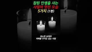 참된 인생을 사는 사람의 멋진 모습 5가지 (1편) #명언 #오디오북 #인간관계 #지혜 #삶의지혜 #인생 #좋은글