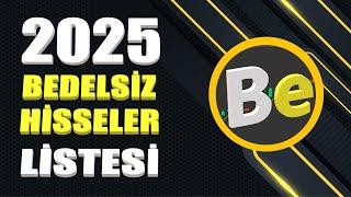 2025'te sıçrama yapacak bedelsiz hisseler listesi.