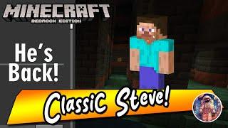 Classic Steve Returns! How to Add Him Back in Minecraft Bedrock!