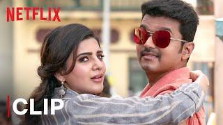 Thalapathy Vijay & Samantha Akkineni Rose Milk Scene | Yogi Babu | Mersal | Netflix India