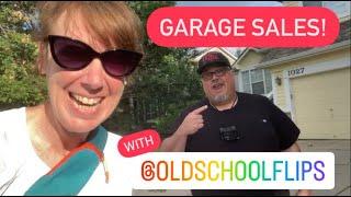 Going to Garage Sales with Jimmy Old School Flips, a Yard Sale Pro & He Scores a Nintendo & Games!