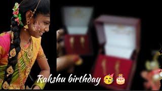 Rakshu's birthday start with emotions | always be happy da thangoo | watch till end | #rakshu #fun