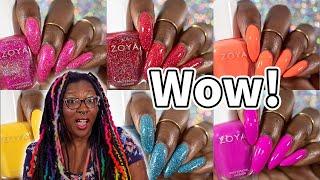 Zoya Beachy Brights 2 Summer 2024 Nail Polish Swatches & Review || Nicole Loves Nails