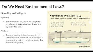 Environmental Law: Needs and Sources