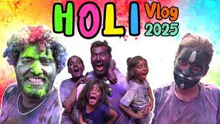 Who plays such Holi | Holi VLOG 2025 | Children's Holi | Anshul Verma and @DailyDollyVlogs #Holi
