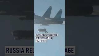 Russia releases footage of 3-Ton 'Tsar Bomb' in Ukraine front