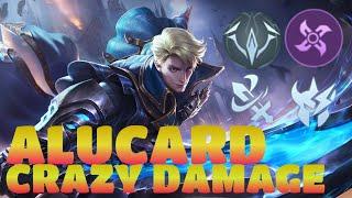 MLBB | CRAZY DAMAGE: ALUCARD | NEW EMBLEM - WAR CRY