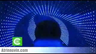 تونل نور فضایی و3 بعدی جالب   Interesting space and 3D light tunnel