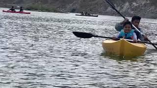 Kayaking at al rafisah dam