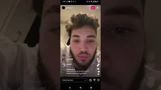 Adin Ross On IG live with sad news