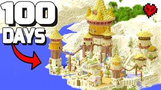 I Spent 100 Days Building a DESERT CITY in Minecraft Hardcore