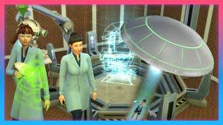 The Sims 4 Scientist Career - Alien Abduction!