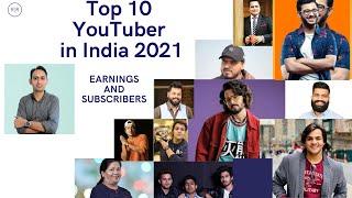 Top 10 youtubers in india | top 10 youtubers in india 2021 | income | carryminati | amit bhadana
