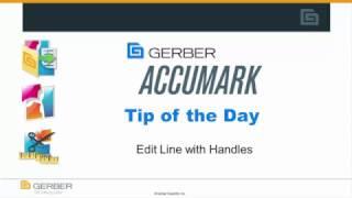 AccuMark Tip of the Day - Edit Line with Handles