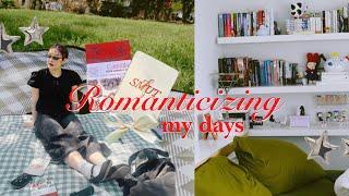 Romanticizing my days ౨ৎ  // some light reading, picnic, tattoos & building my new shelf